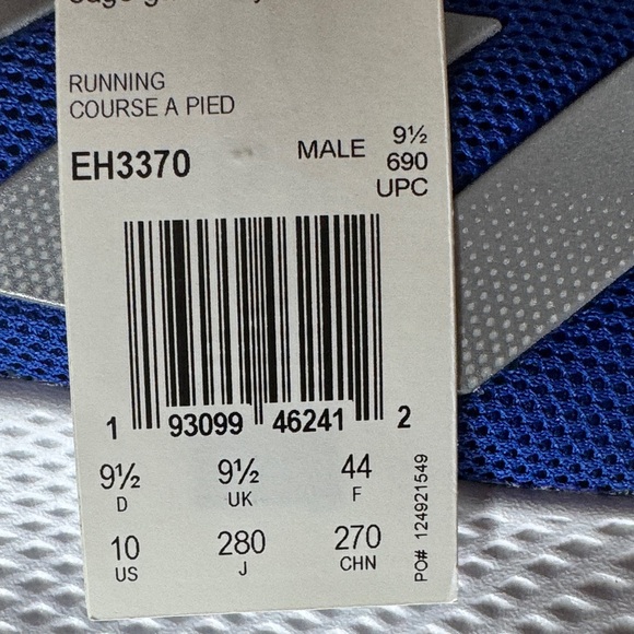 Adidas Men's Blue Athletic Shoes - Picture 5 of 7